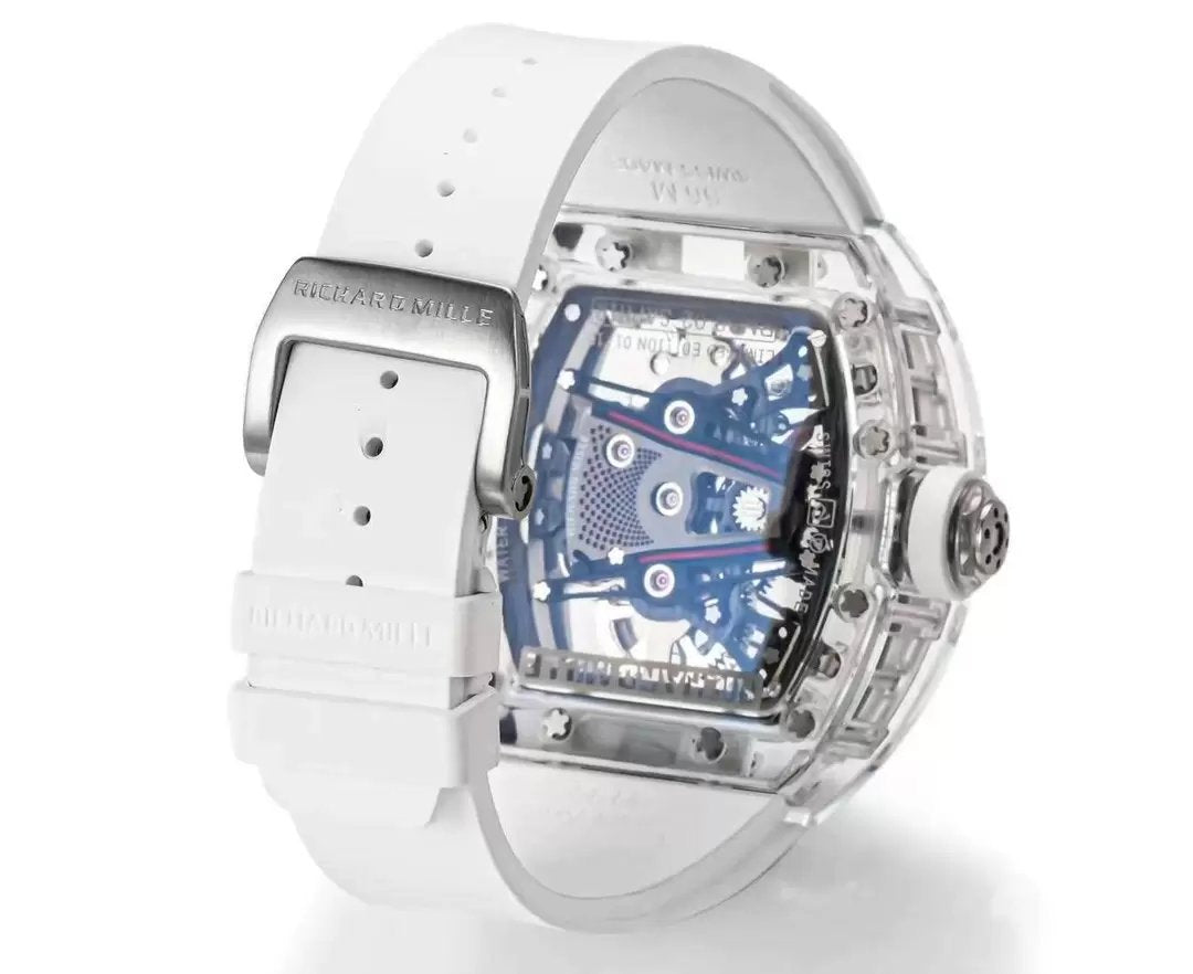 Richard Mille RM38-02 Tourbillon movimento 1:1 Best Clone RM Fabbrica Rubber cinturino