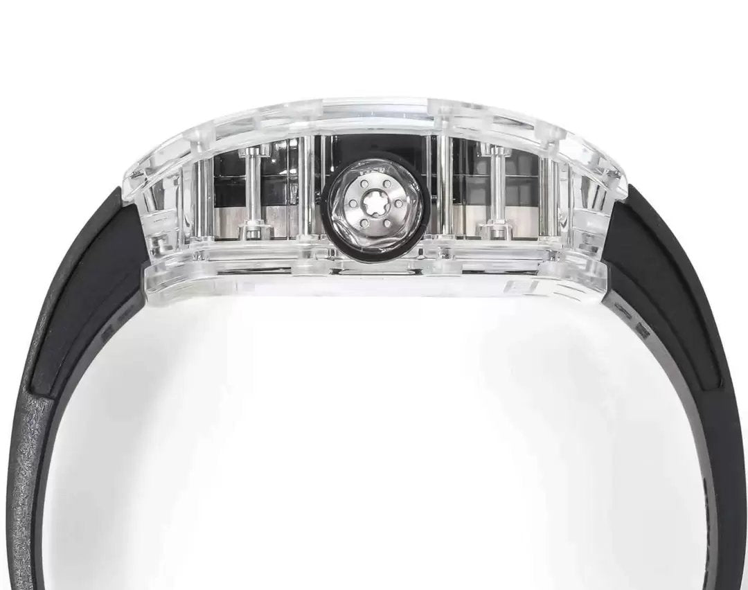 Richard Mille RM38-02 Tourbillon movimento 1:1 Best Edition RM Fabbrica Black Rubber cinturino