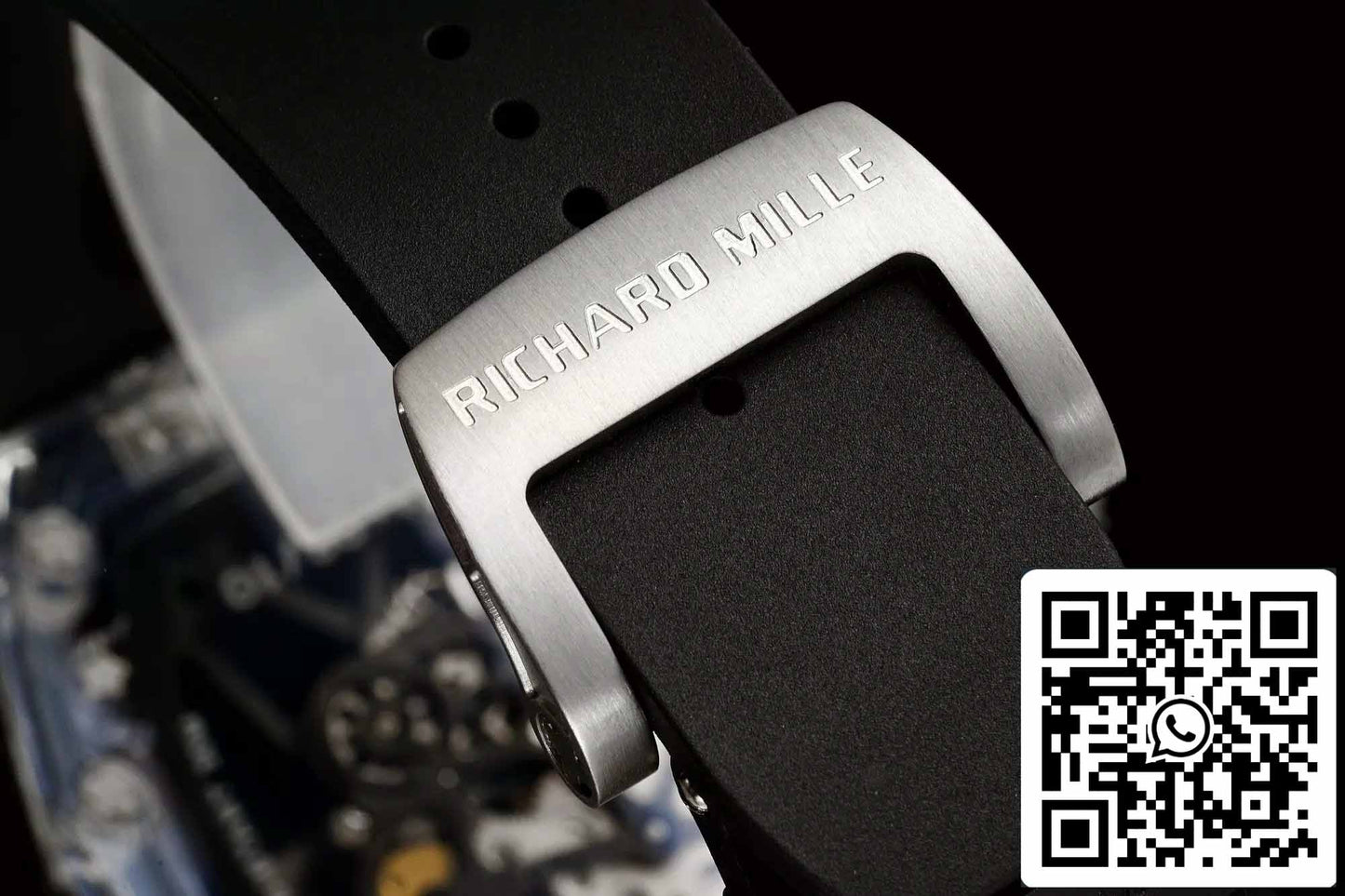 Richard Mille RM35-01 Sonic Fabbrica 1:1 Best Edition Saphire case Black Rubber cinturino