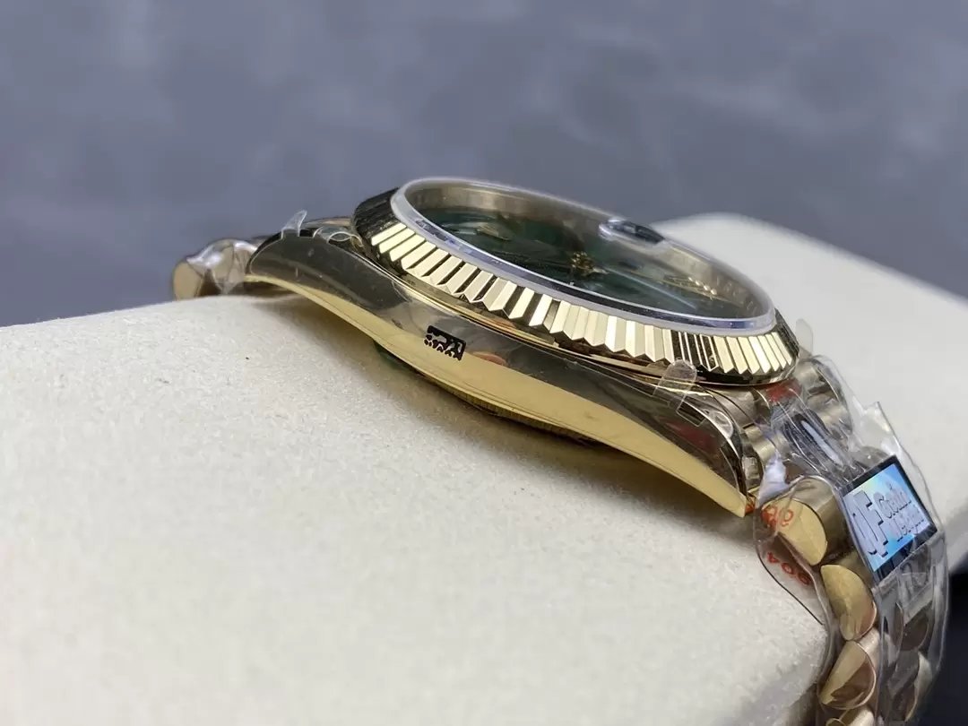 Rolex Day Date m228238 V5 40mm QF Fabbrica 1:1 Best Edition Green Dial Bezel