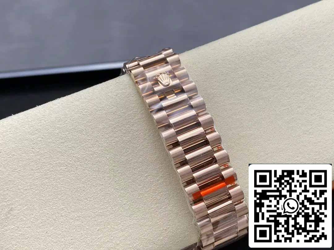 Rolex Day Date M228345RBR-0006 QF Fabbrica 1:1 edizione migliore V5 upgrade counterweight Versione