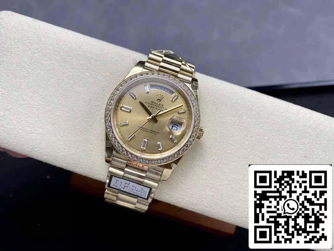 Rolex Day Date m228348rbr-0002 QF Fabbrica 1:1 edizione migliore V5 atualização contrapeso Versão
