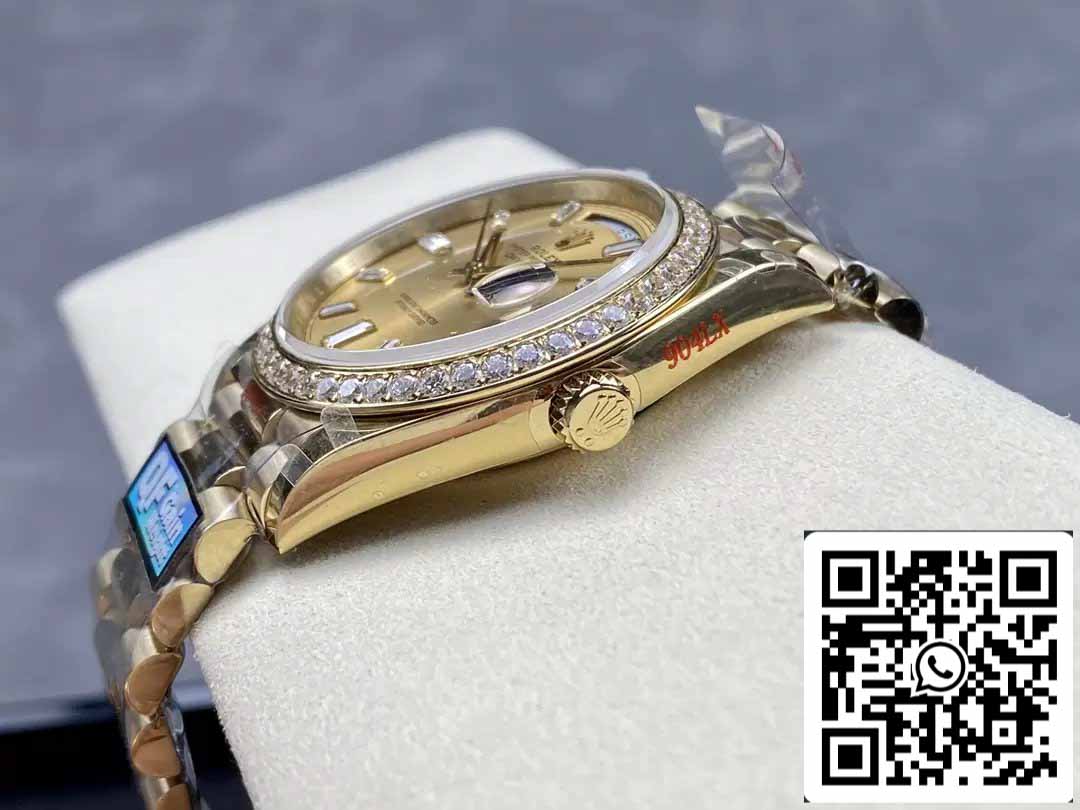 Rolex Day Date m228348rbr-0002 QF Fabbrica 1:1 edizione migliore V5 atualização contrapeso Versão