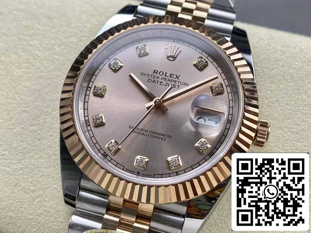 Rolex Datejust 126331-001 ARF Fabbrica 1:1 edizione migliore electroplated with 18k Oro