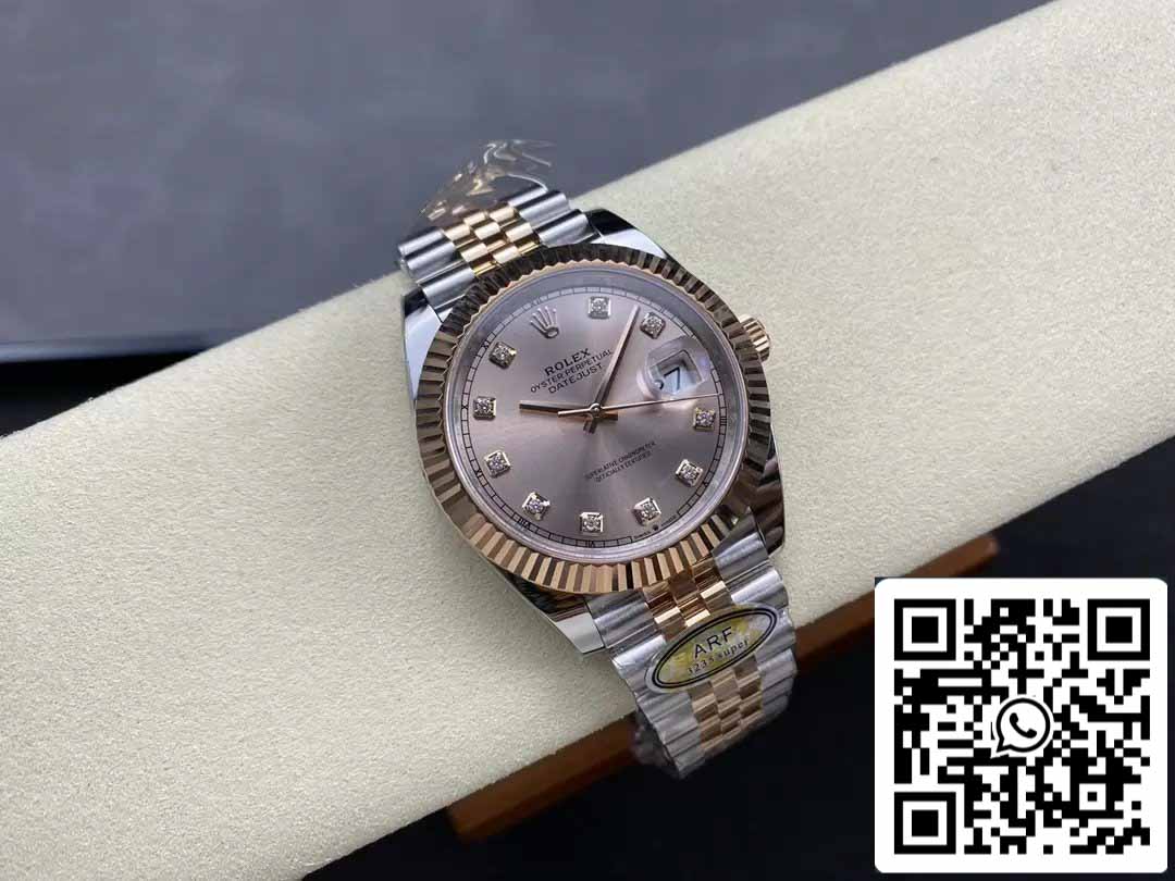 Rolex Datejust 126331-001 ARF Fabbrica 1:1 edizione migliore electroplated with 18k Oro