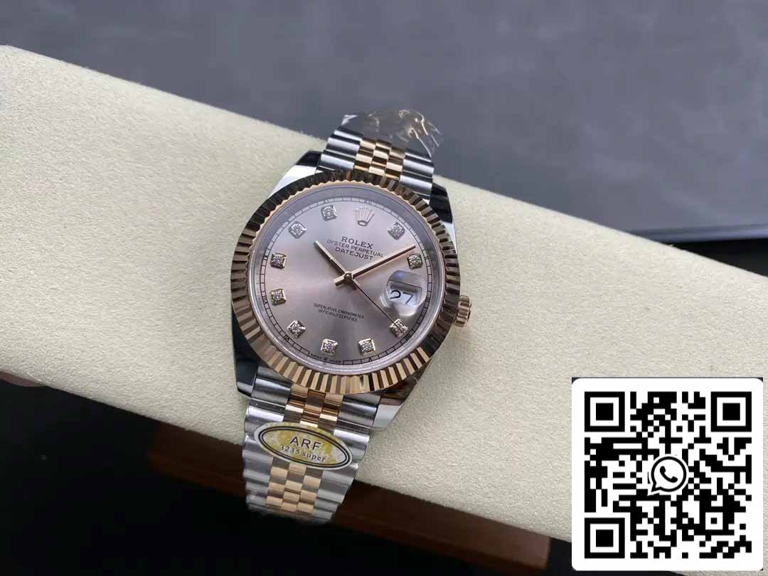 Rolex Datejust 126331-001 ARF Fabbrica 1:1 edizione migliore electroplated with 18k Oro