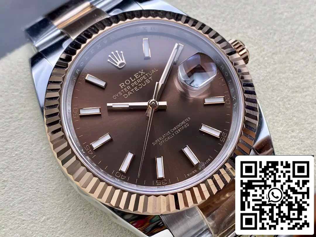 Rolex Datejust 126331-001 ARF Fabbrica 1:1 edizione migliore electroplated with 18k Oro