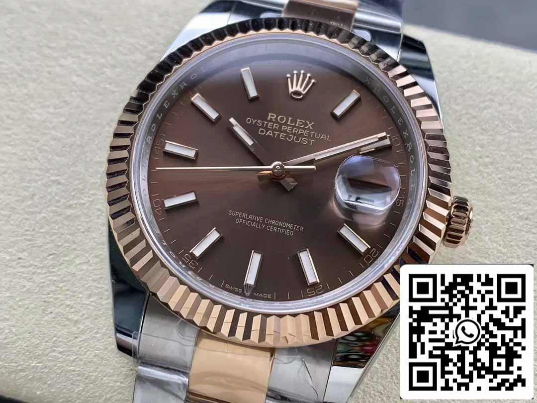 Rolex Datejust 126331-001 ARF Fabbrica 1:1 edizione migliore electroplated with 18k Oro