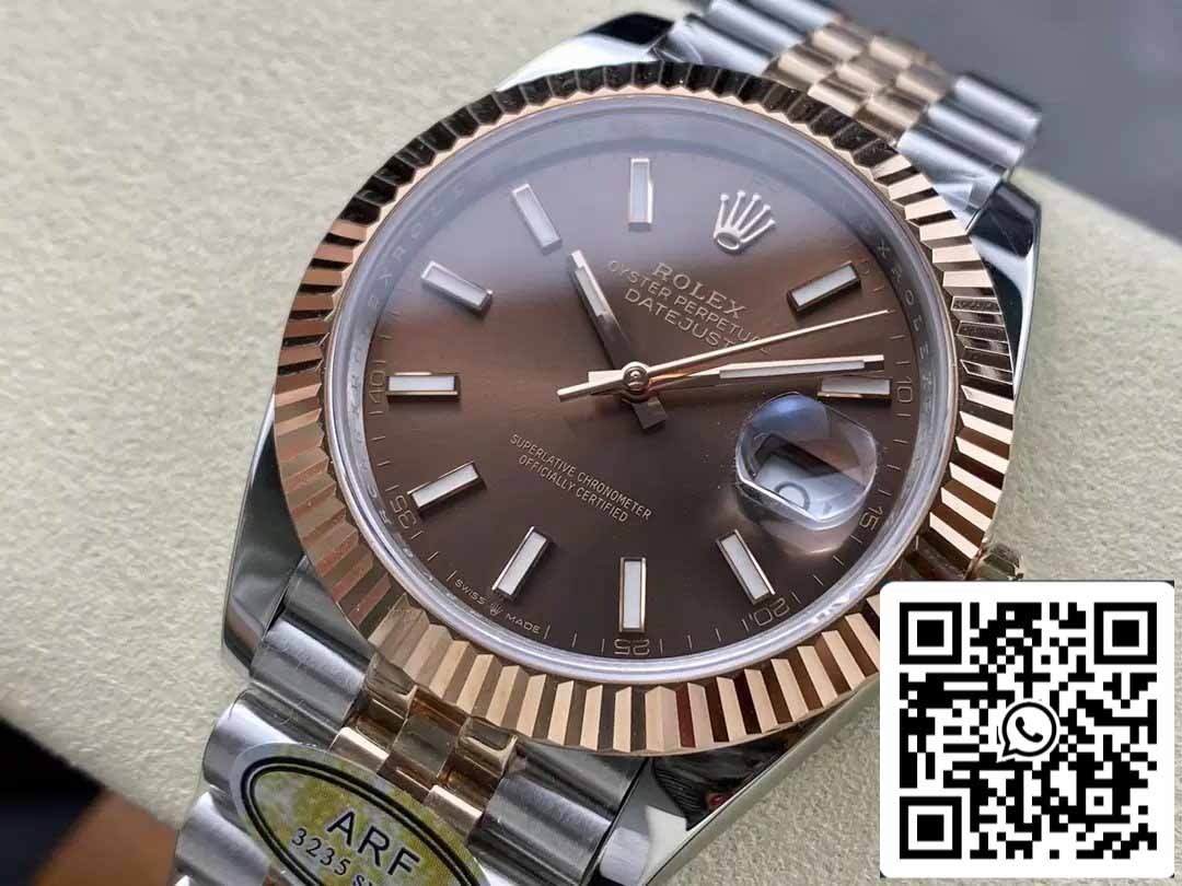 Rolex Datejust 126331-001 ARF Fabbrica 1:1 edizione migliore electroplated with 18k Oro Jubilee cinturino