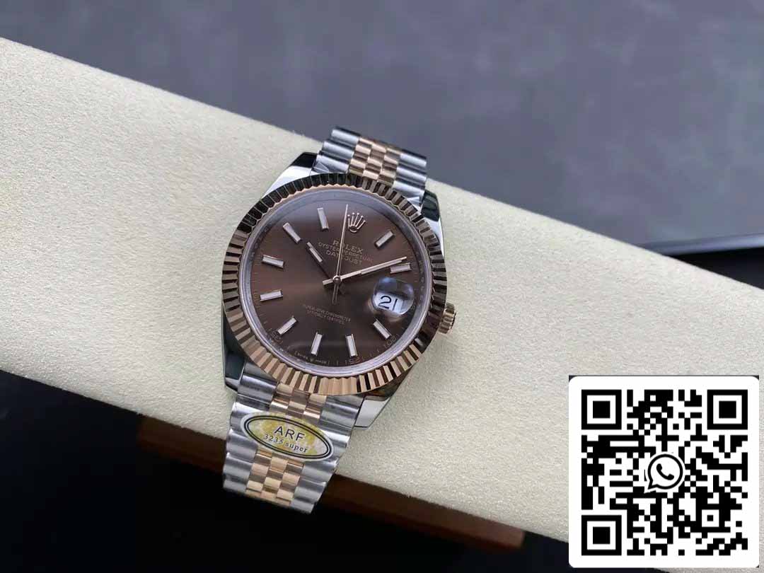 Rolex Datejust 126331-001 ARF Fabbrica 1:1 edizione migliore electroplated with 18k Oro Jubilee cinturino