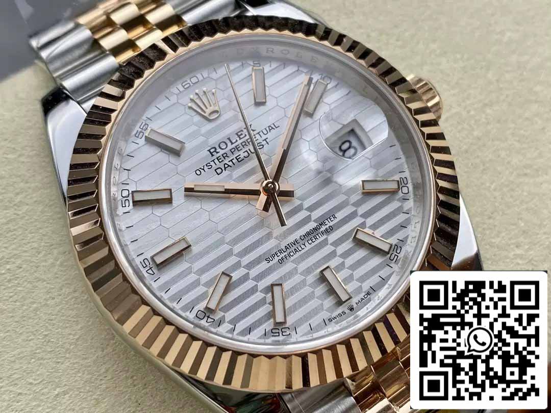 Rolex Datejust 41 126331 Jubilee cinturino ARF Fabbrica 1:1 edizione migliore electroplated with 18k Oro