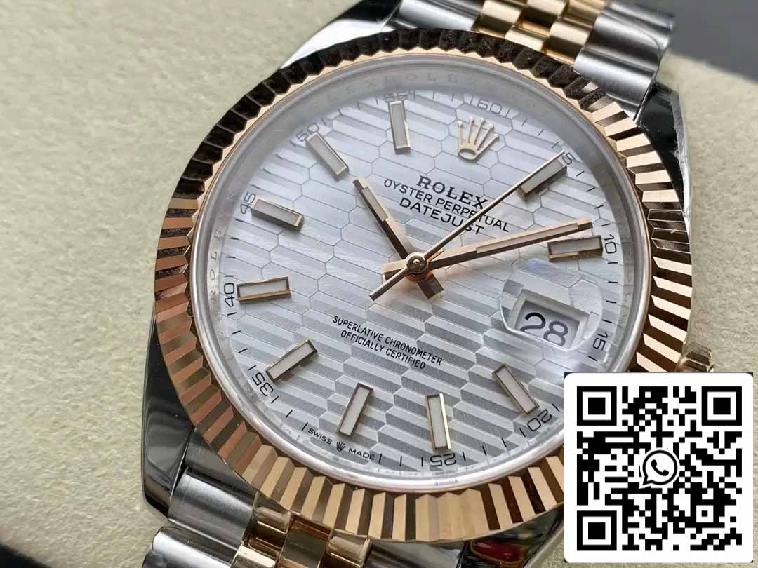 Rolex Datejust 41 126331 Jubilee cinturino ARF Fabbrica 1:1 edizione migliore electroplated with 18k Oro