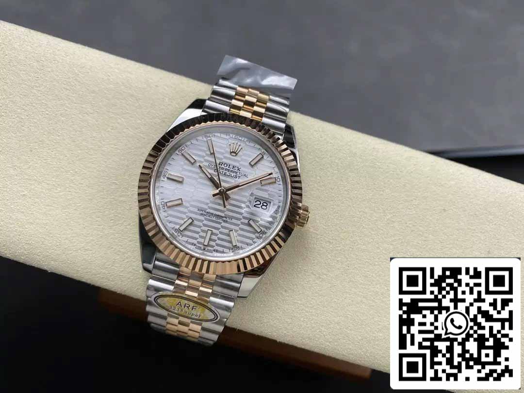 Rolex Datejust 41 126331 Jubilee cinturino ARF Fabbrica 1:1 edizione migliore electroplated with 18k Oro