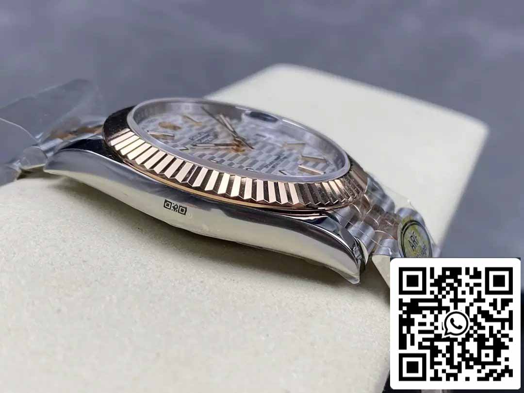 Rolex Datejust 41 126331 Jubilee cinturino ARF Fabbrica 1:1 edizione migliore electroplated with 18k Oro