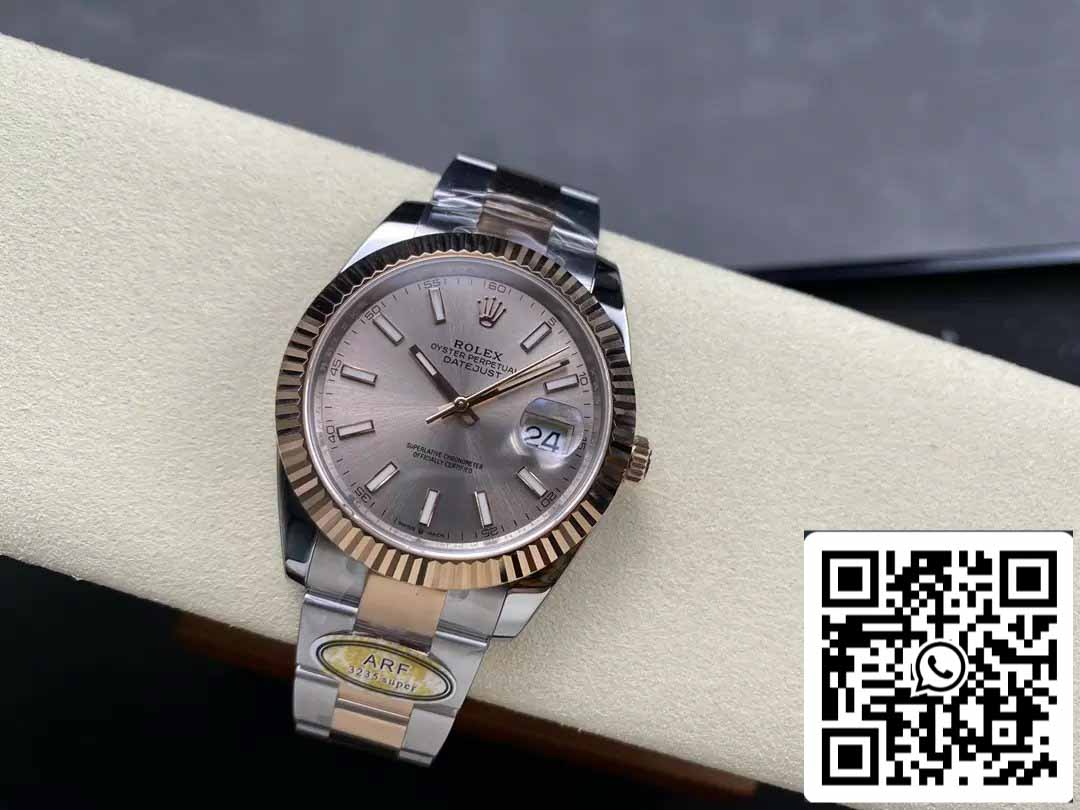 Rolex Datejust 126331-0009 Oyster cinturino ARF Fabbrica 1:1 edizione migliore electroplated with 18k Oro