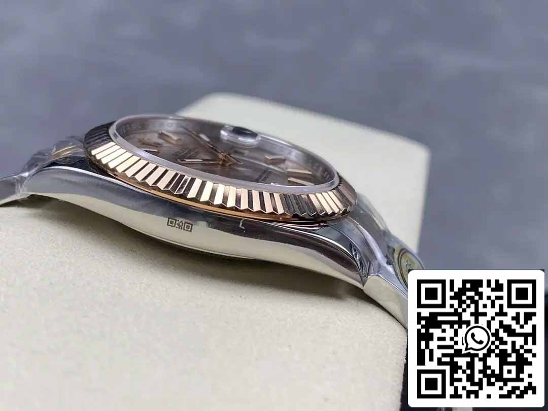 Rolex Datejust 126331-0009 Oyster cinturino ARF Fabbrica 1:1 edizione migliore electroplated with 18k Oro