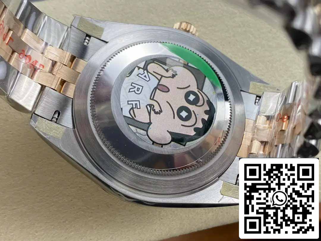 Rolex Datejust 126331-010 Jubilee cinturino ARF Fabbrica 1:1 edizione migliore electroplated with 18k Oro