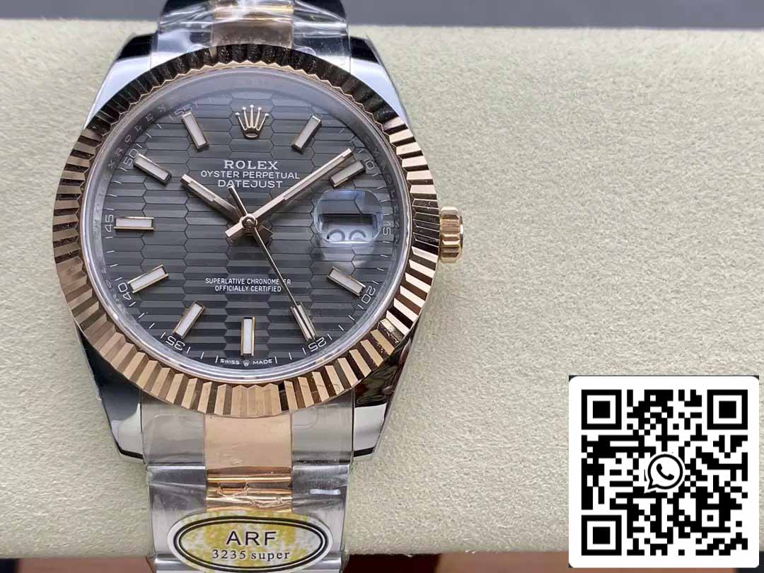 Rolex Datejust 126331-0019 Oyster cinturino ARF Fabbrica 1:1 edizione migliore electroplated with 18k Oro