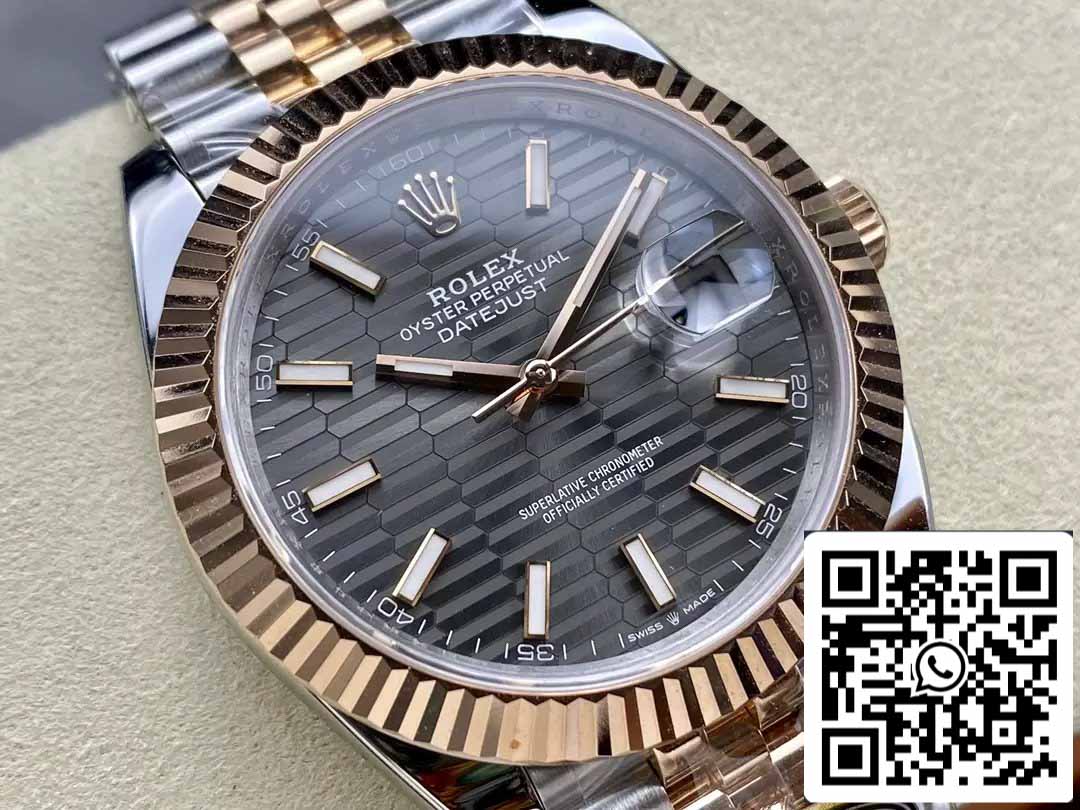 Rolex Datejust 126331-001 Jubilee cinturino ARF Fabbrica 1:1 edizione migliore electroplated with 18k Oro