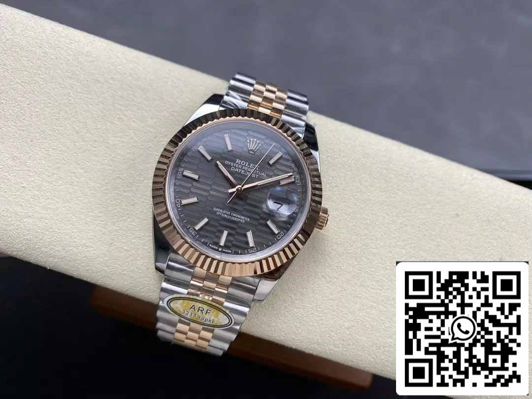 Rolex Datejust 126331-001 Jubilee cinturino ARF Fabbrica 1:1 edizione migliore electroplated with 18k Oro