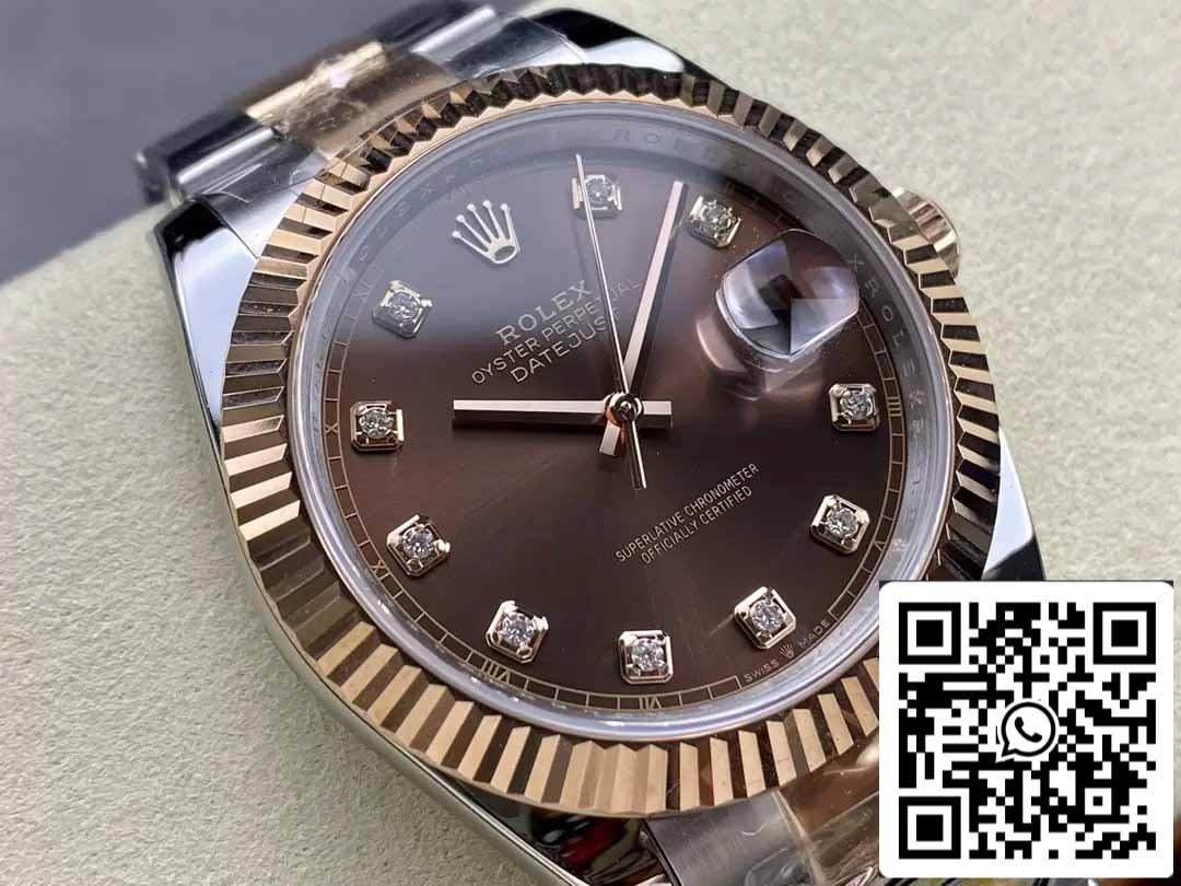 Rolex Datejust 126331-0003 ARF Fabbrica 1:1 edizione migliore electroplated with 18k Oro