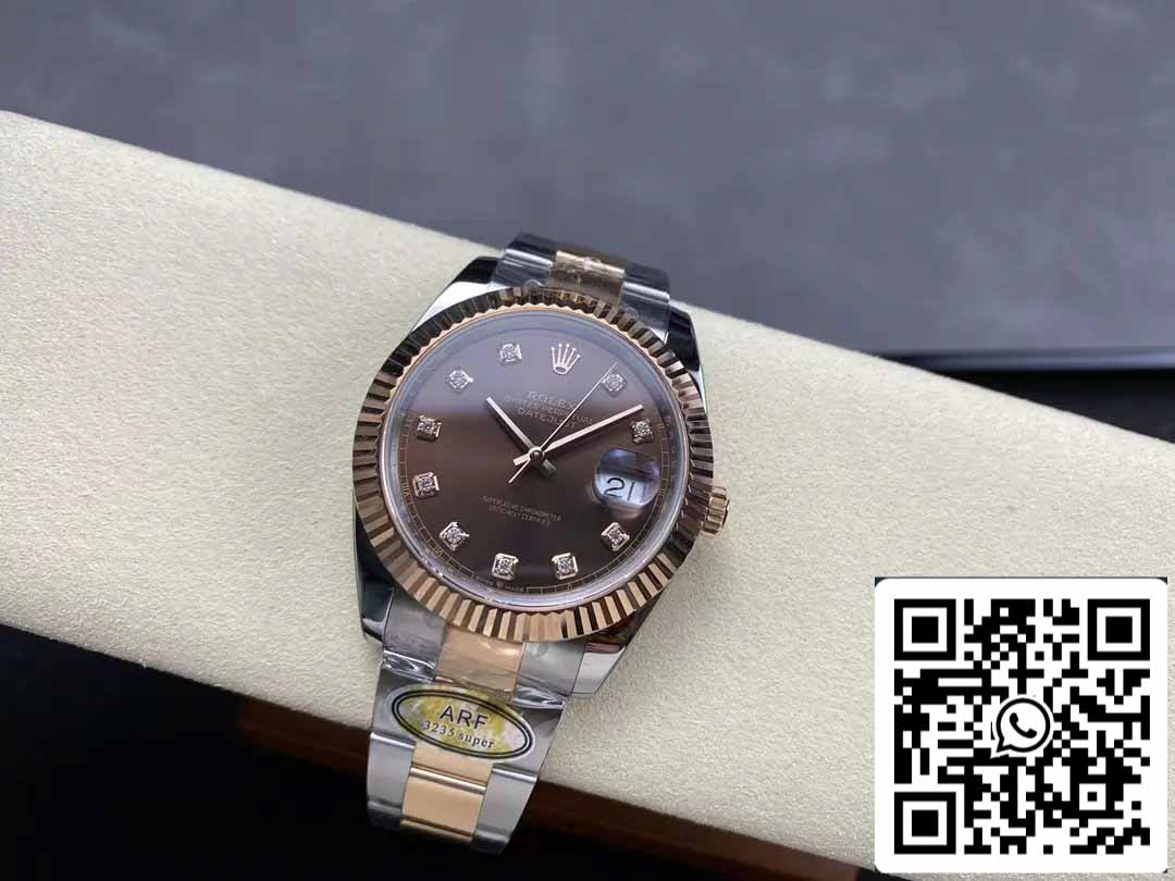 Rolex Datejust 126331-0003 ARF Fabbrica 1:1 edizione migliore electroplated with 18k Oro