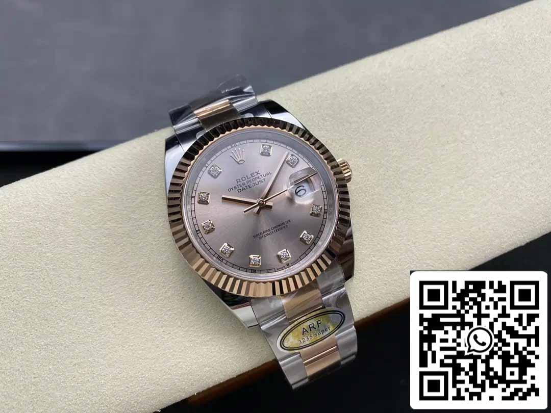 Rolex Datejust 126331-0007 ARF Fabbrica 1:1 edizione migliore electroplated with 18k Oro