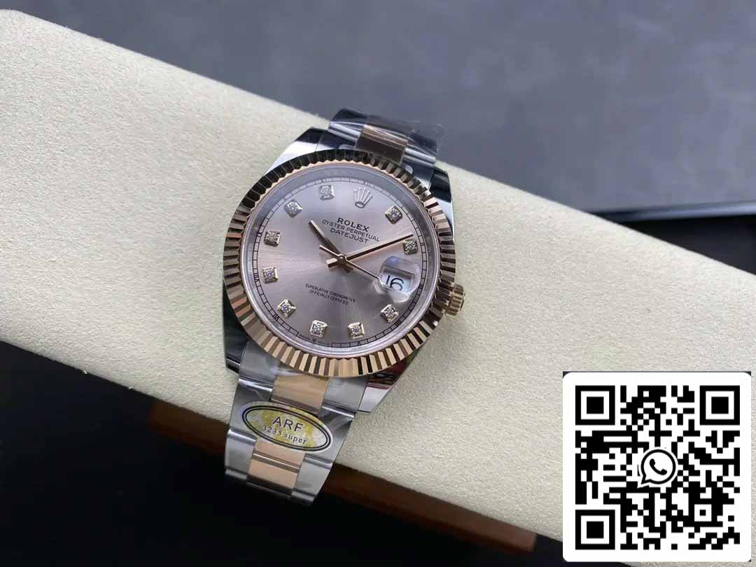 Rolex Datejust 126331-0007 ARF Fabbrica 1:1 edizione migliore electroplated with 18k Oro