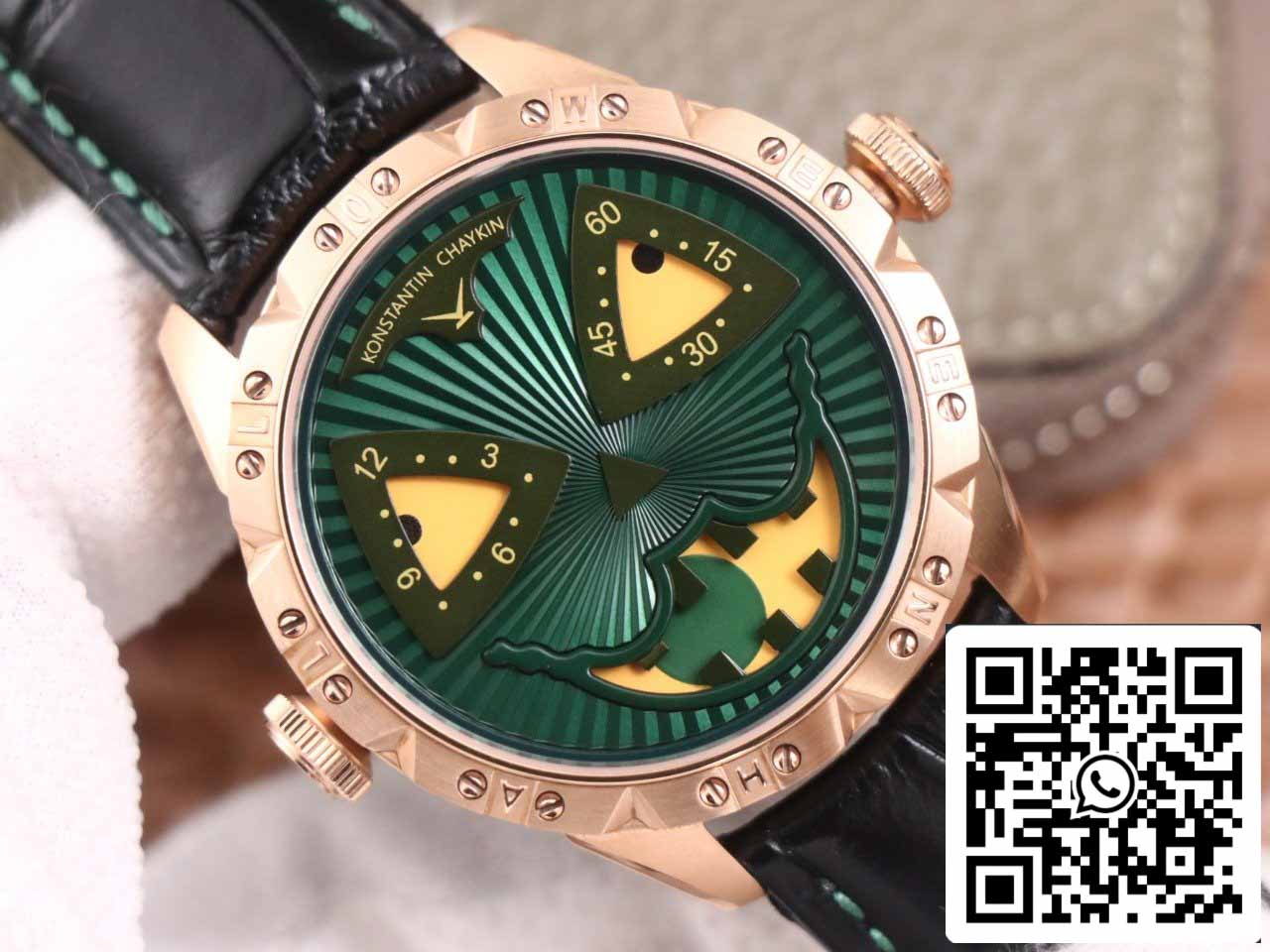 Konstantin Chaykin Joker K07 Green Halloween Black cinturino 1:1 Best Edition TW Fabbrica V3s Version