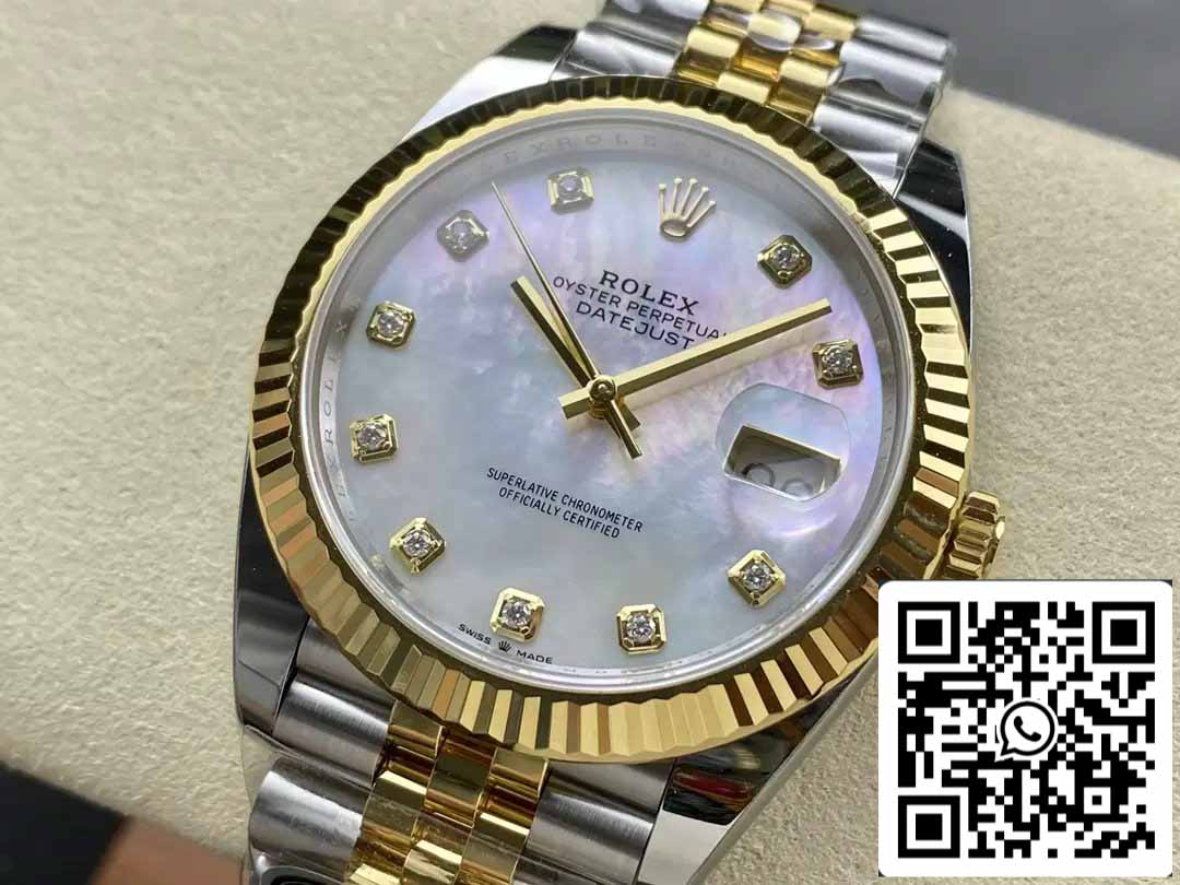 Rolex Datejust m126333-0018 ARF Fabbrica 1:1 edizione migliore electroplated with 18k Oro