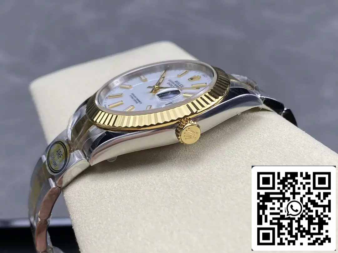 Rolex Datejust m126333-0015 Oyster cinturino ARF Fabbrica 1:1 edizione migliore electroplated with 18k Oro