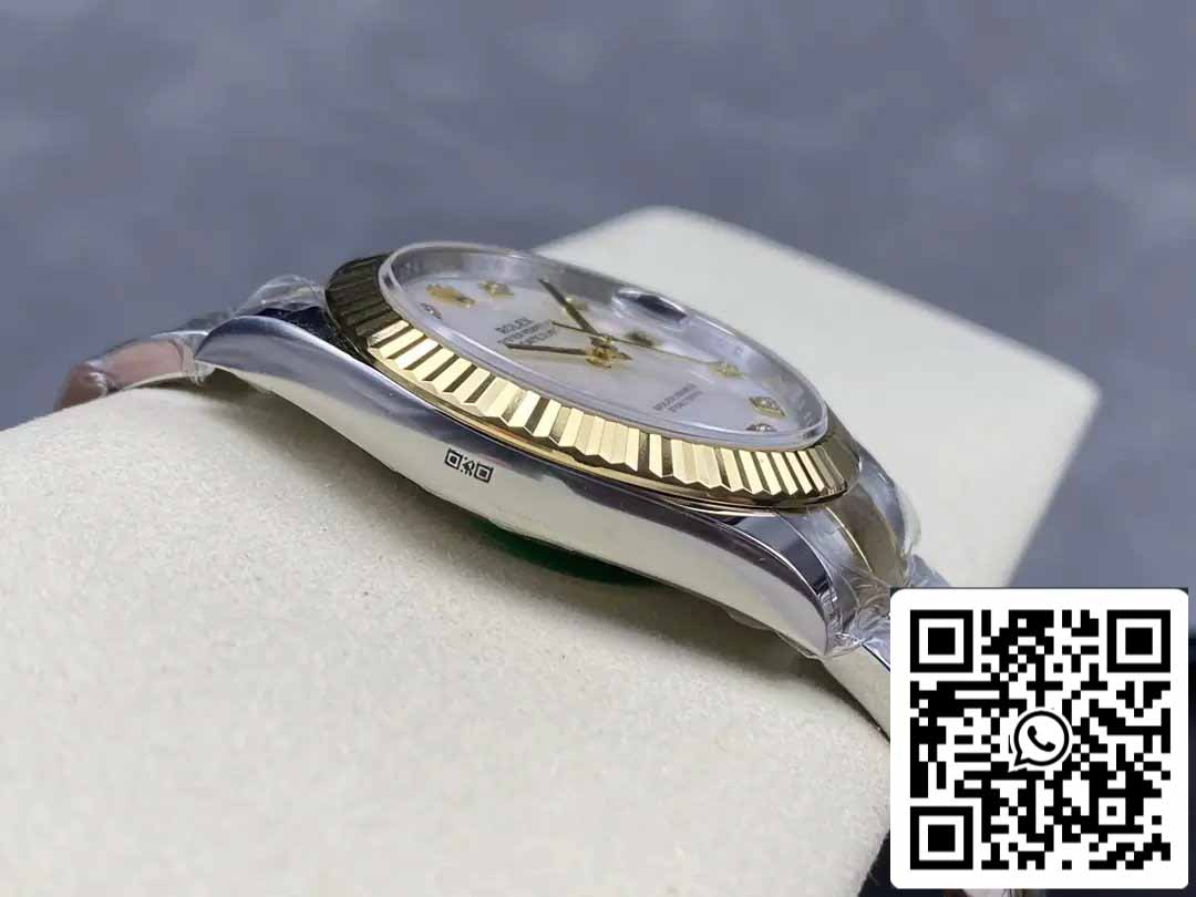Rolex Datejust m126333-0001 Oyster cinturino ARF Fabbrica 1:1 edizione migliore electroplated with 18k Oro