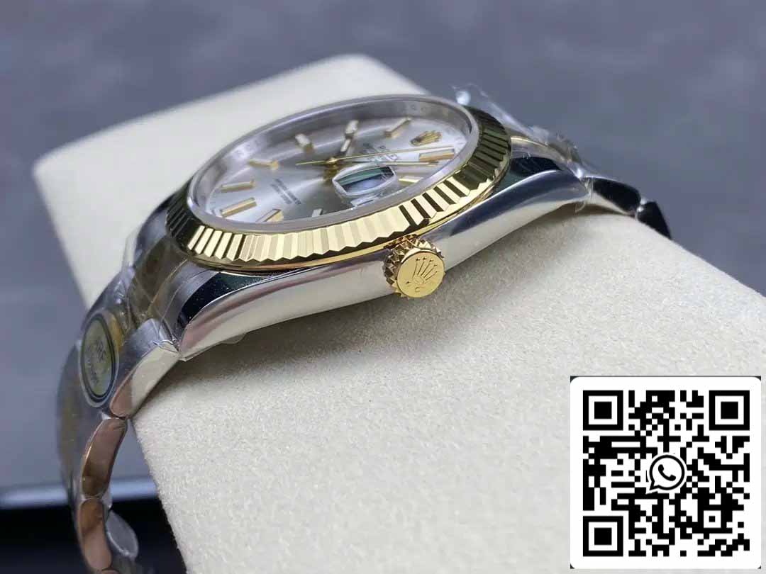 Rolex Datejust m126333-0001 Oyster cinturino ARF Fabbrica 1:1 edizione migliore electroplated with 18k Oro