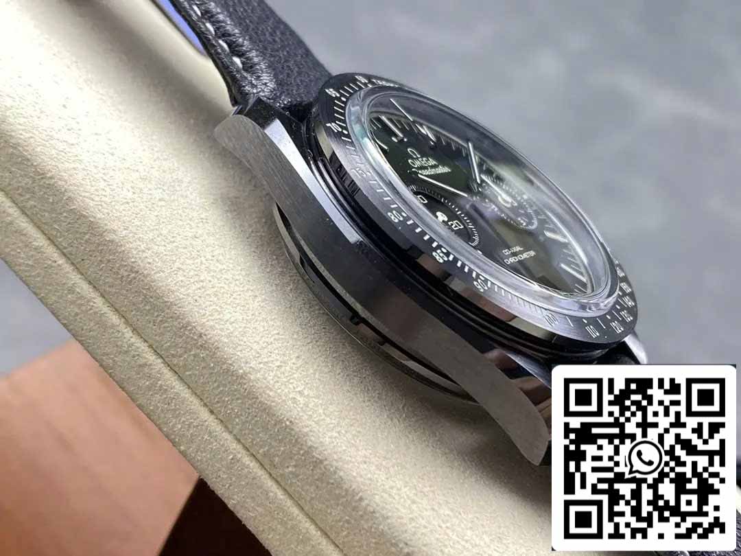 Omega Speedmaster 311.92.44.51.01.007 Moonwatch 1:1 Best Edition N1 Fabbrica Black Leather cinturino