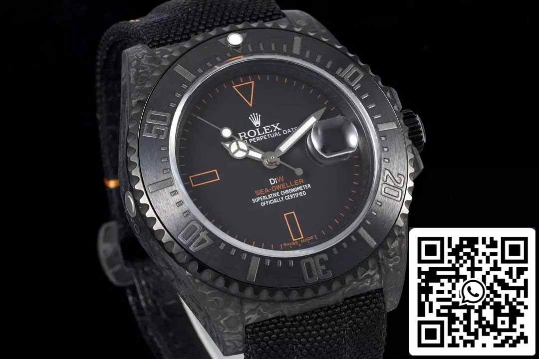 Rolex Deepsea Sea-Dweller M126600 1:1 edizione migliore Diw Fabbrica V2 upgrade Pelle cinturino
