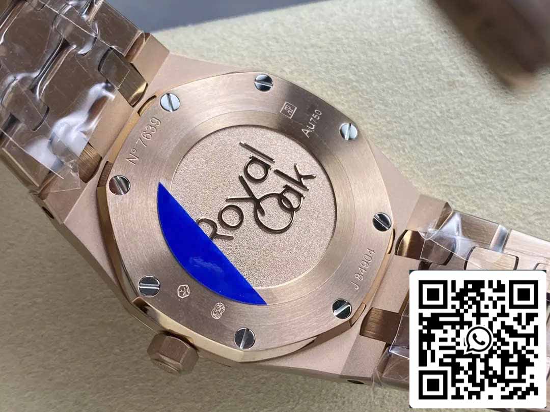 Audemars Piguet 67651 Quartz 33mm 1:1 Best Edition ZF Fabbrica White Dial Rose Gold Diamond