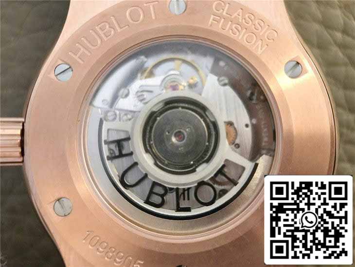 Hublot Classic Fusion 542.OX.2611.LR 1:1 edizione migliore JJ Fabbrica White Dial Rose Gold