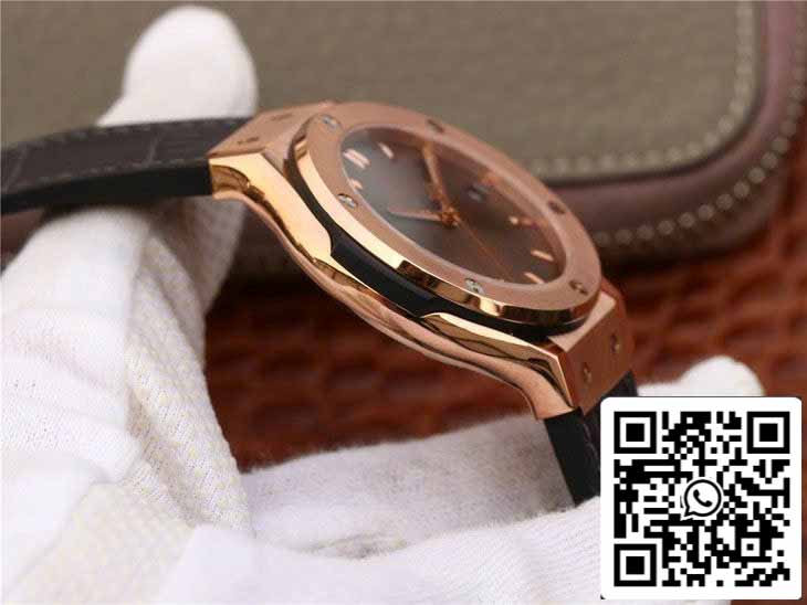 Hublot Classic Fusion 542.OX.7081.LR 1:1 edizione migliore JJ Fabbrica Grey Dial Rose Gold