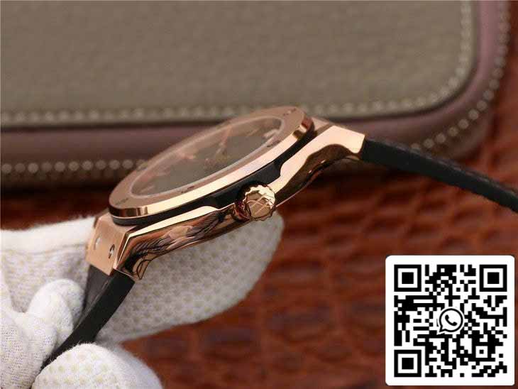 Hublot Classic Fusion 542.OX.7081.LR 1:1 edizione migliore JJ Fabbrica Grey Dial Rose Gold