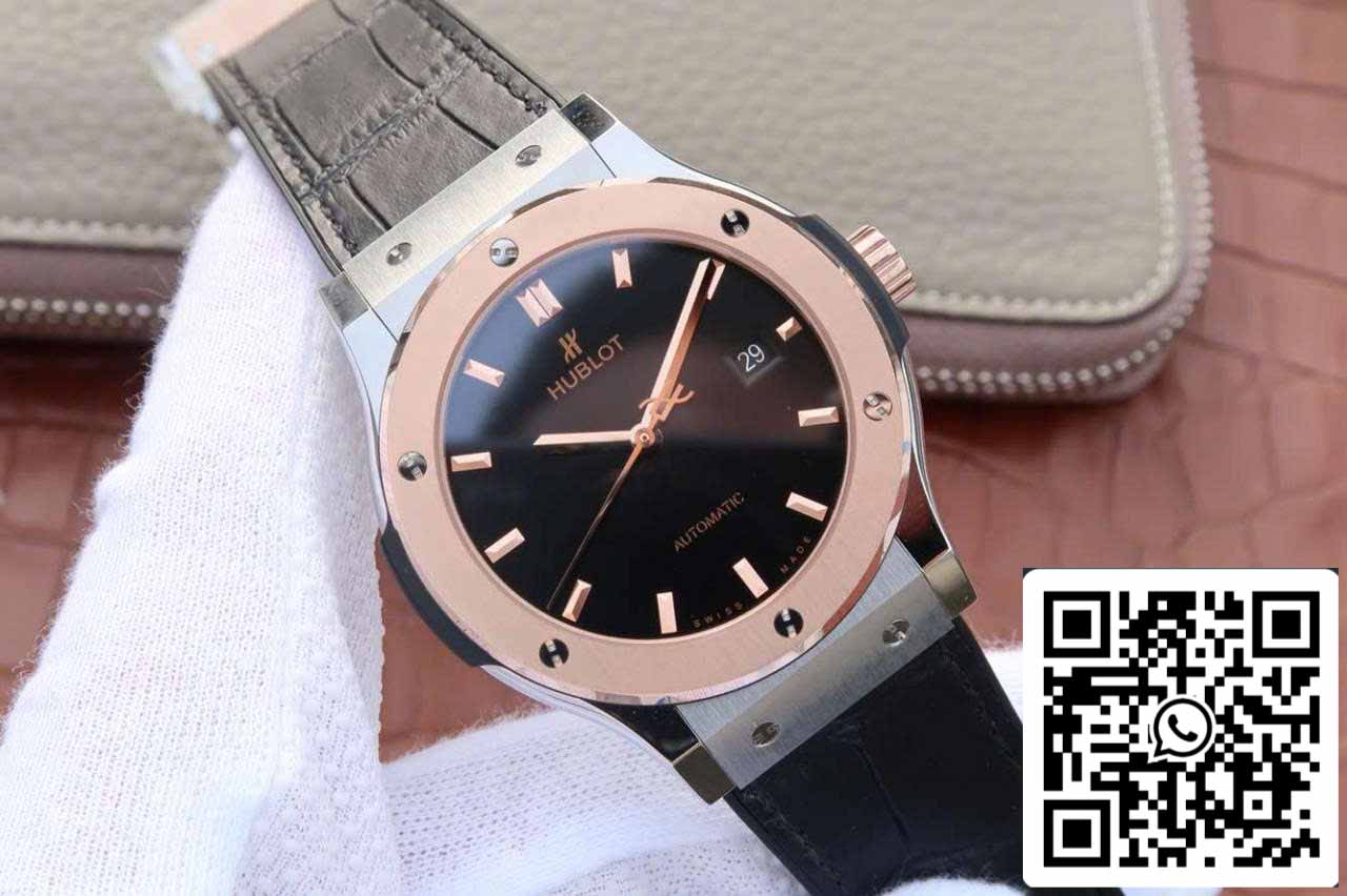 Hublot Classic Fusion 542.NO.1181.LR 1:1 edição melhor JJ Fabbrica mostrador preto