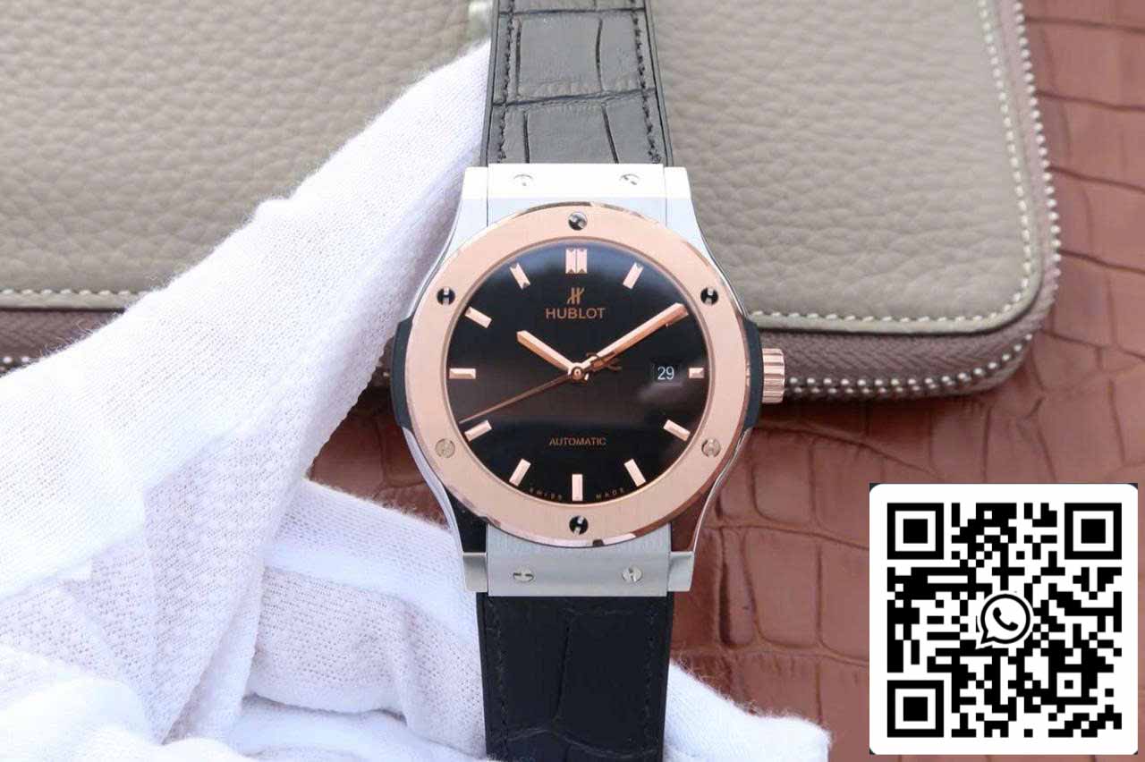Hublot Classic Fusion 542.NO.1181.LR 1:1 edição melhor JJ Fabbrica mostrador preto