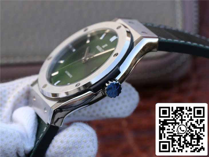 Hublot Classic Fusion 542.NX.8970.LR 1:1 edição melhor JJ Fabbrica mostrador verde