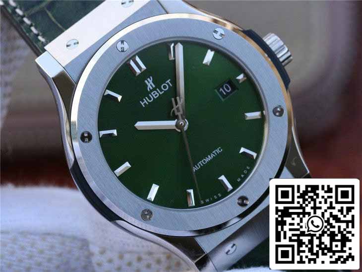 Hublot Classic Fusion 542.NX.8970.LR 1:1 edição melhor JJ Fabbrica mostrador verde