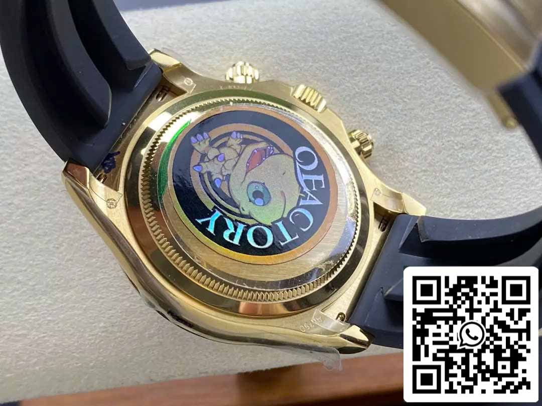 Rolex Cosmograph Daytona m126518 1:1 Best Edition QF Fabbrica 4131 movimento Black dial and Gold