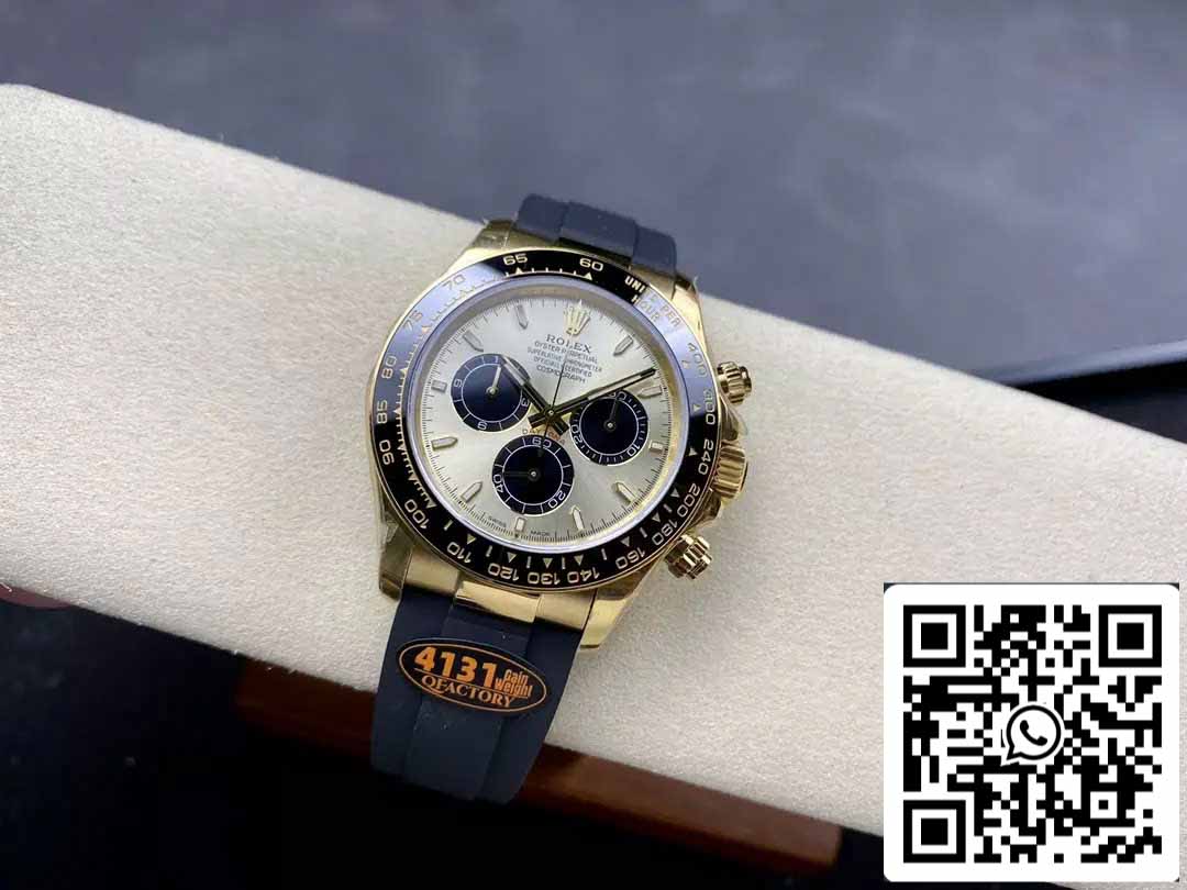 Rolex Cosmograph Daytona m126518 1:1 Best Edition QF Fabbrica 4131 movimento Yellow Dial