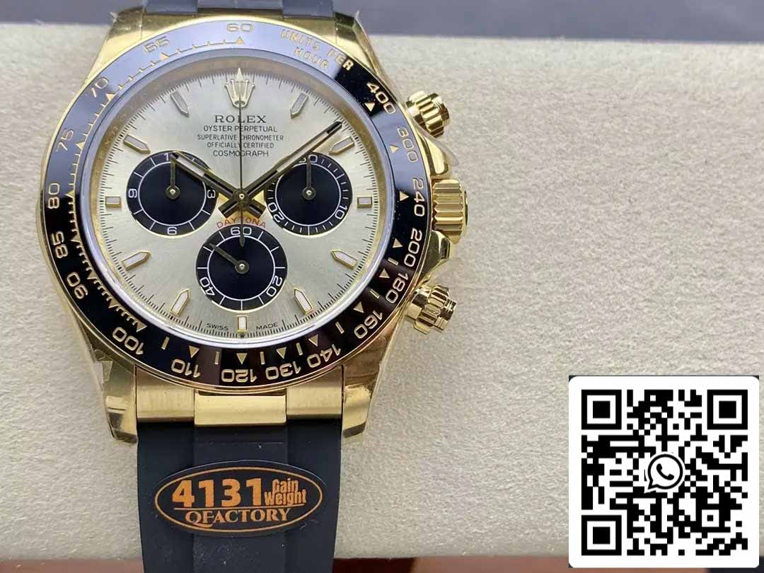 Rolex Cosmograph Daytona m126518 1:1 Best Edition QF Fabbrica 4131 movimento Yellow Dial