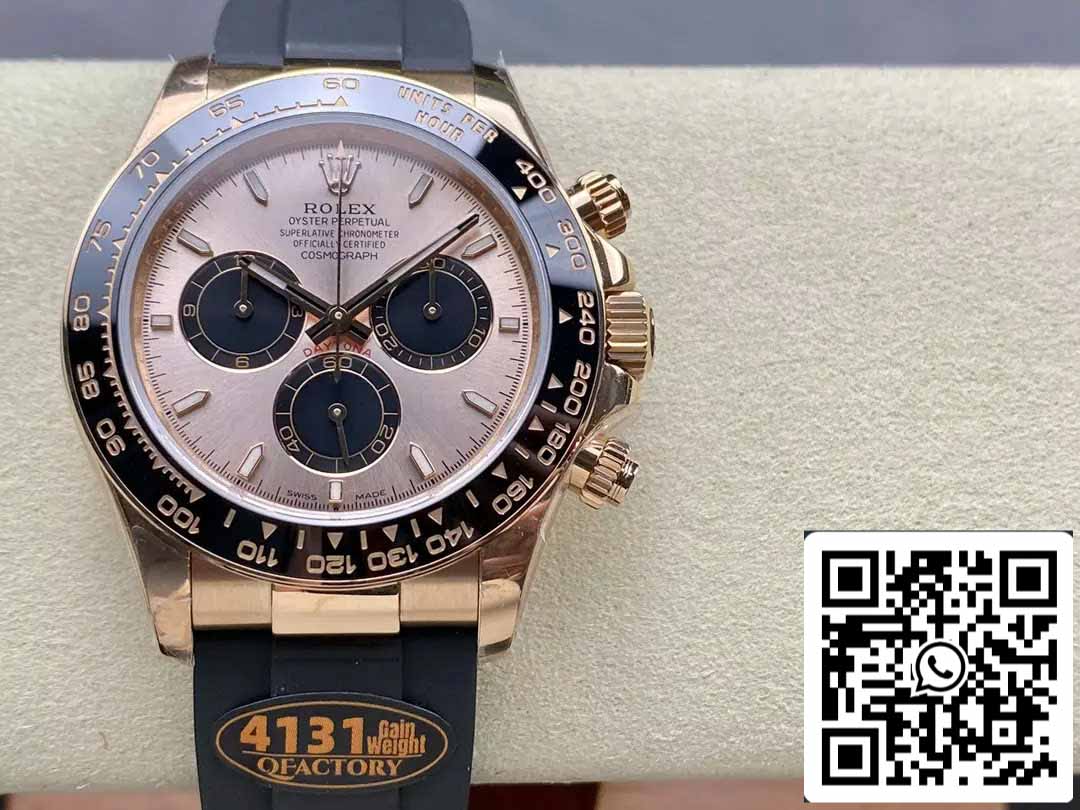 Rolex Cosmograph Daytona m126515 1:1 Best Edition QF Fabbrica 4131 movimento Pink Dial