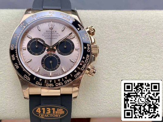Rolex Cosmograph Daytona m126515 1:1 Best Edition QF Fabbrica 4131 movimento Pink Dial