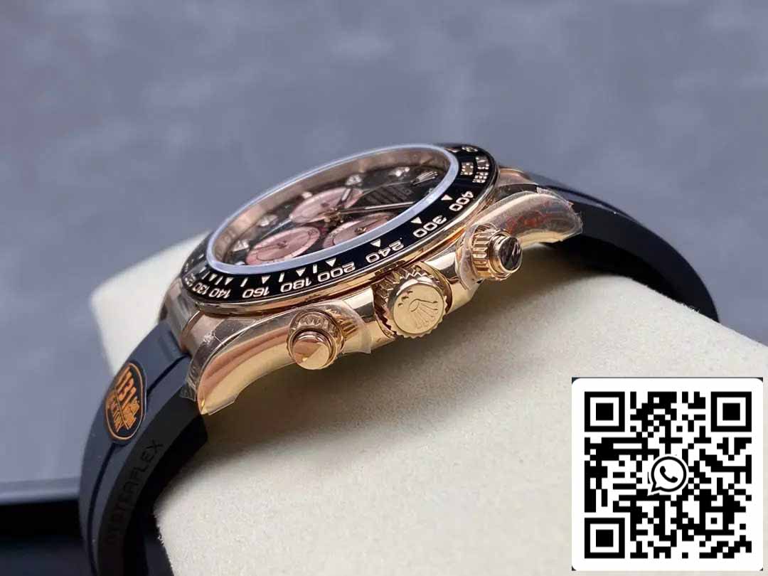 Rolex Cosmograph Daytona m126515LN 1:1 Best Edition QF Fabbrica 4131 movimento Black Dial Rose gold