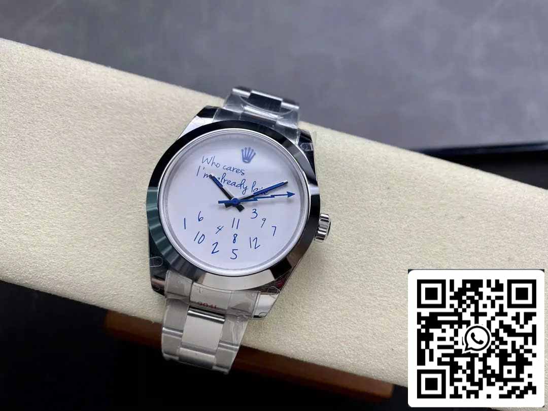 replica Rolex Datejust 41mm "Who Cares I'm Already Late" Counterweight Versione GM Fabbrica